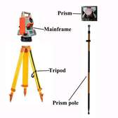 TOTAL STATION WITH STAND 
AND PRISM