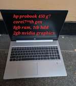 Hp probook 450 g7 corei7, 8gb 1tb