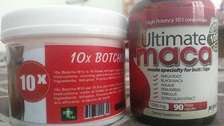 Ultimate maca pills+ botcho cream for hips and butt enlargement