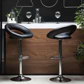Barstools; Leather Swivel Barstool