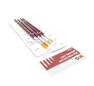 4PCS Premium Watercolor Brush Set, Sizes 3, 5, 7, 9