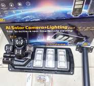 Ai 450w 2 in 1 Solar Street Light V380 Dual Lens 4g Camera