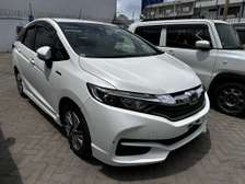 Honda Fit shuttle white