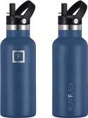 Stainless Steel Insulated Water Bottle with Straw