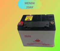 Wenda 33ah solar gel battery