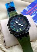 G-Shock High Quality GA-2100 Men Black Green Wrist Watch