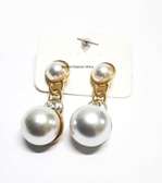 Womens Pearl Golden Earrings