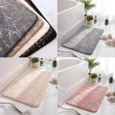 Fur floor bath mat