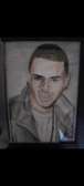 My A4 size traditional artwork on Chris Brown.