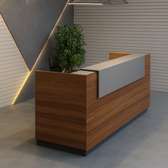 1.8 M Custom Made Front Wooden Reception Desk