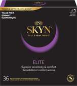 SKYN Elite 36 Count, Ultra-Thin, Latex-Free Condoms