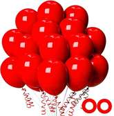 100pcs Red Balloons, 12 inch Red Latex Party Balloons