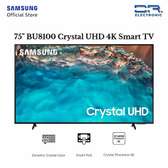 75 inch samsung 75BU8100 crystal UHD 4k tv