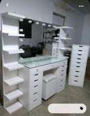 Side shelved standa vanity dressers plus chest of drawer