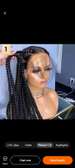 All round braided lace wig