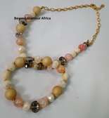 Womens Peach Jewelry set