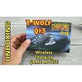 T-WOLF Q13 Wireless Rechargeable Black Gaming Mouse