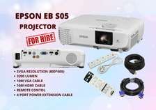 Epson S05 projector for hire