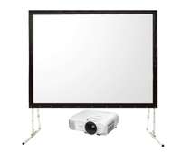 Hire of rear screen and projector