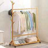 Bamboo branch clothes multifunctional rack