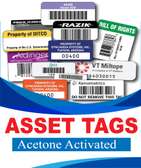Asset Tags (Acetone Activated)