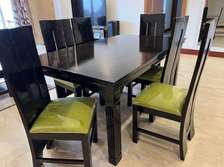 Dining Sets: Black 6 Seater Dining Sets