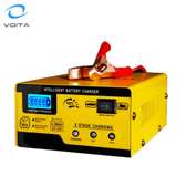 Car battery charger 12/24 v