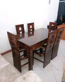 Mahogany wood dining table set