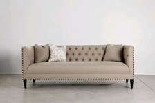 Modern beige three seater sofa set Kenya