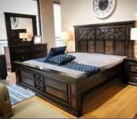 5x6 hard wood bed..