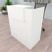 1200mm White Receptionist Counter Desk