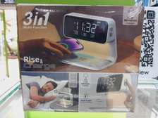 Promate 3-in-1 Multi-Function LED Alarm Clock with 15W charg