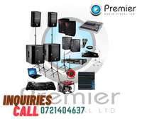 Hire PA System Delivery