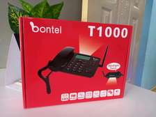 Bontel T1000,Wireless Desktop Telephone, Dual Sim-Black