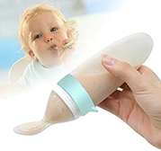 Baby silicone squeeze bottle