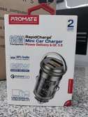 Promate 65W RapidCharge Mini Car Charger – TransDrive-65W