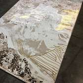 GOLD PATCHED MODERN RUGS
