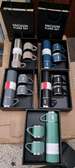 Gift pack non breakable thermos flask set with 3cups