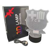 Barcelona Barca Fans Football Gift Night Lamp Desk