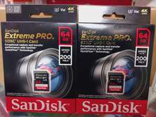 Sandisk 64gb Extreme PRO Sdxc Uhs-i Card 4K Uhd, High Speed