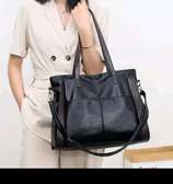 Pu leather office and errand tote bags
