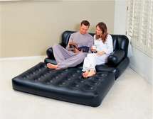 BLACK INFLATABLE  SOFA BED
