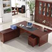 Office Desk; 180cm Red Mahogany Desk
