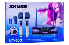 SHURE UT-883 dual wireless UHF microphones system