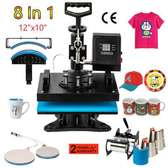 8 in 1 Heat Press Machine, Multifunction Sublimation