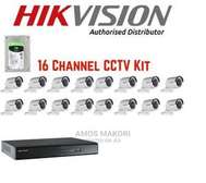 Hikvision 16 CCTV Camera, DVR, Mouse and Remote Surveillance