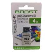 Boost4GB Memory Card + SD Adapter