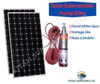 RUTANPUMP Solar Powered Submersible Water Pump With 24V