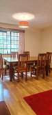 Big  Mahogany Dining table with 6 chairs