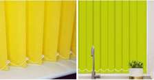 green& yellow blended vertical blinds